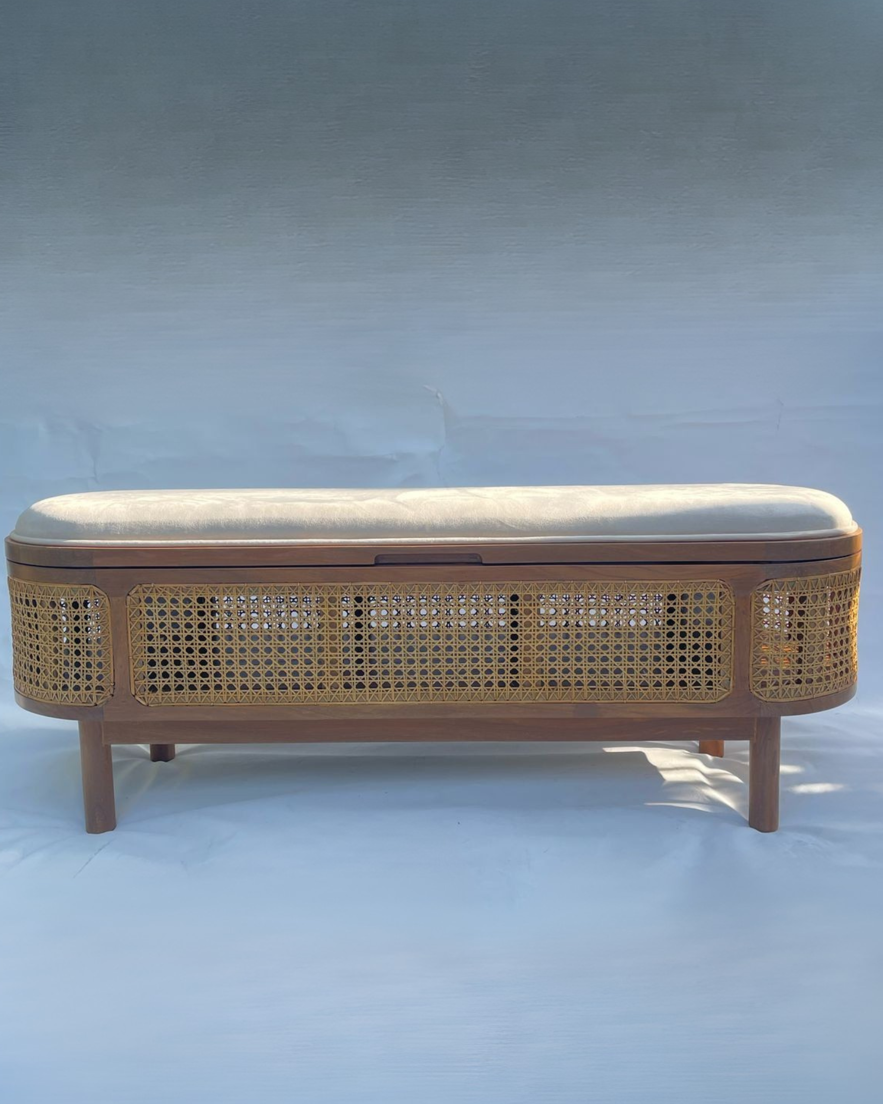 Cane Ottoman