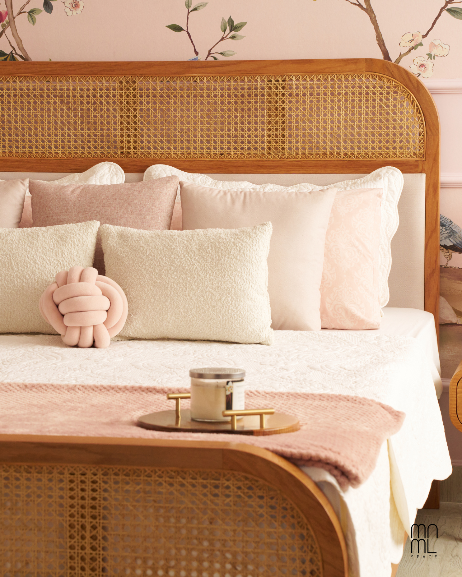 Sakura Cane Bed
