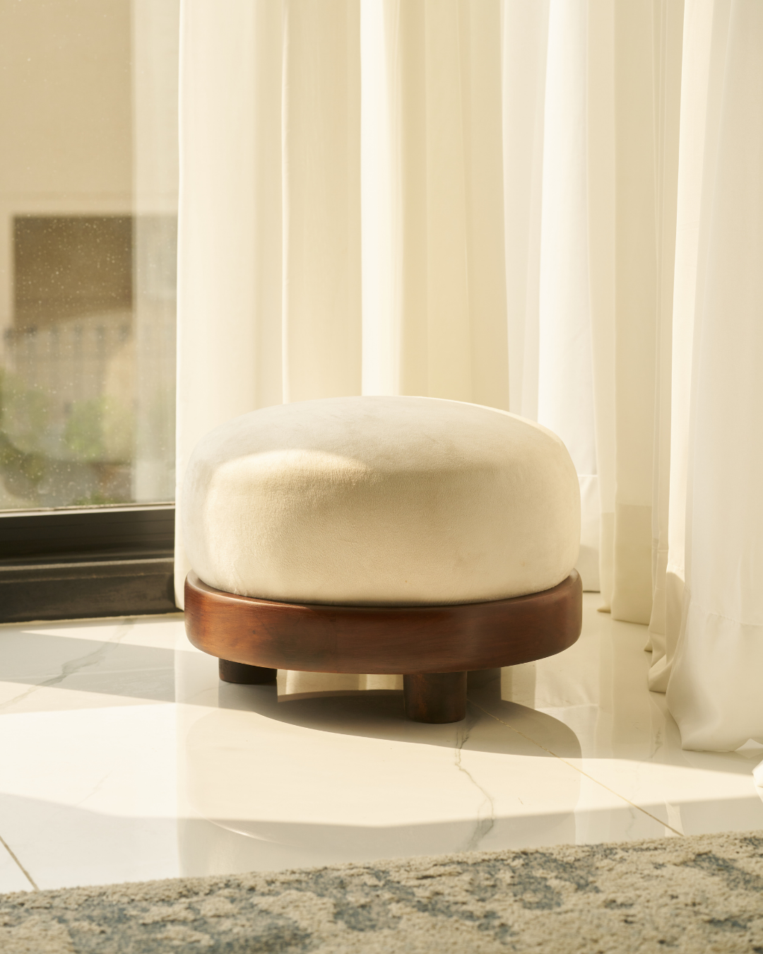 Pebble Ottoman
