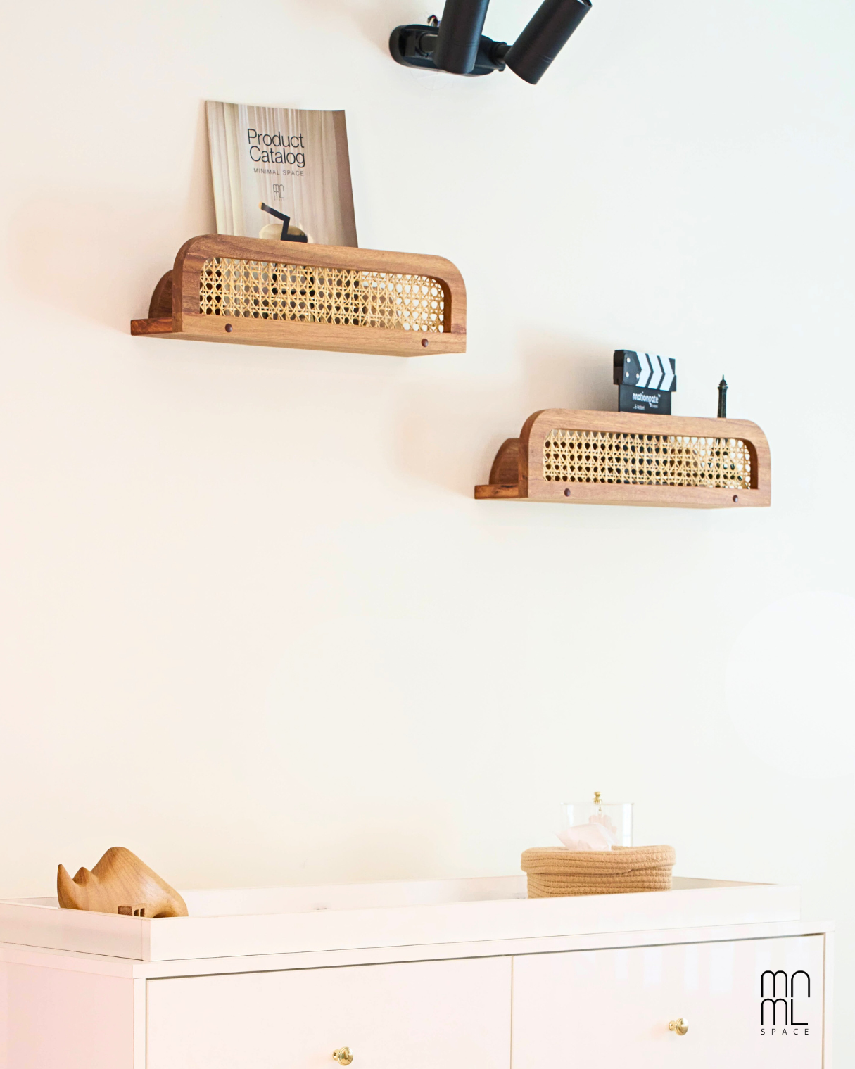 Cane Floating Shelf