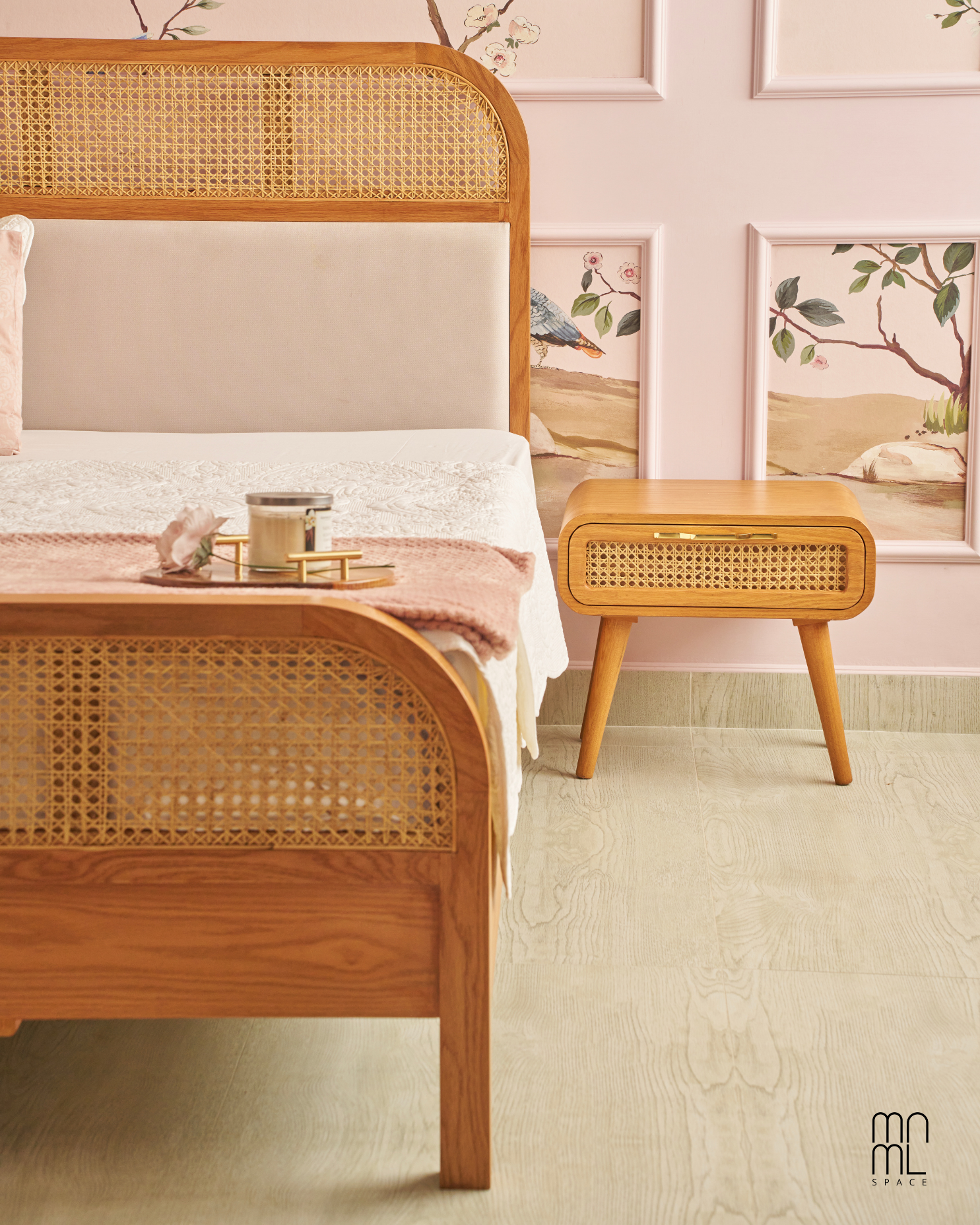 Sakura Cane Bed