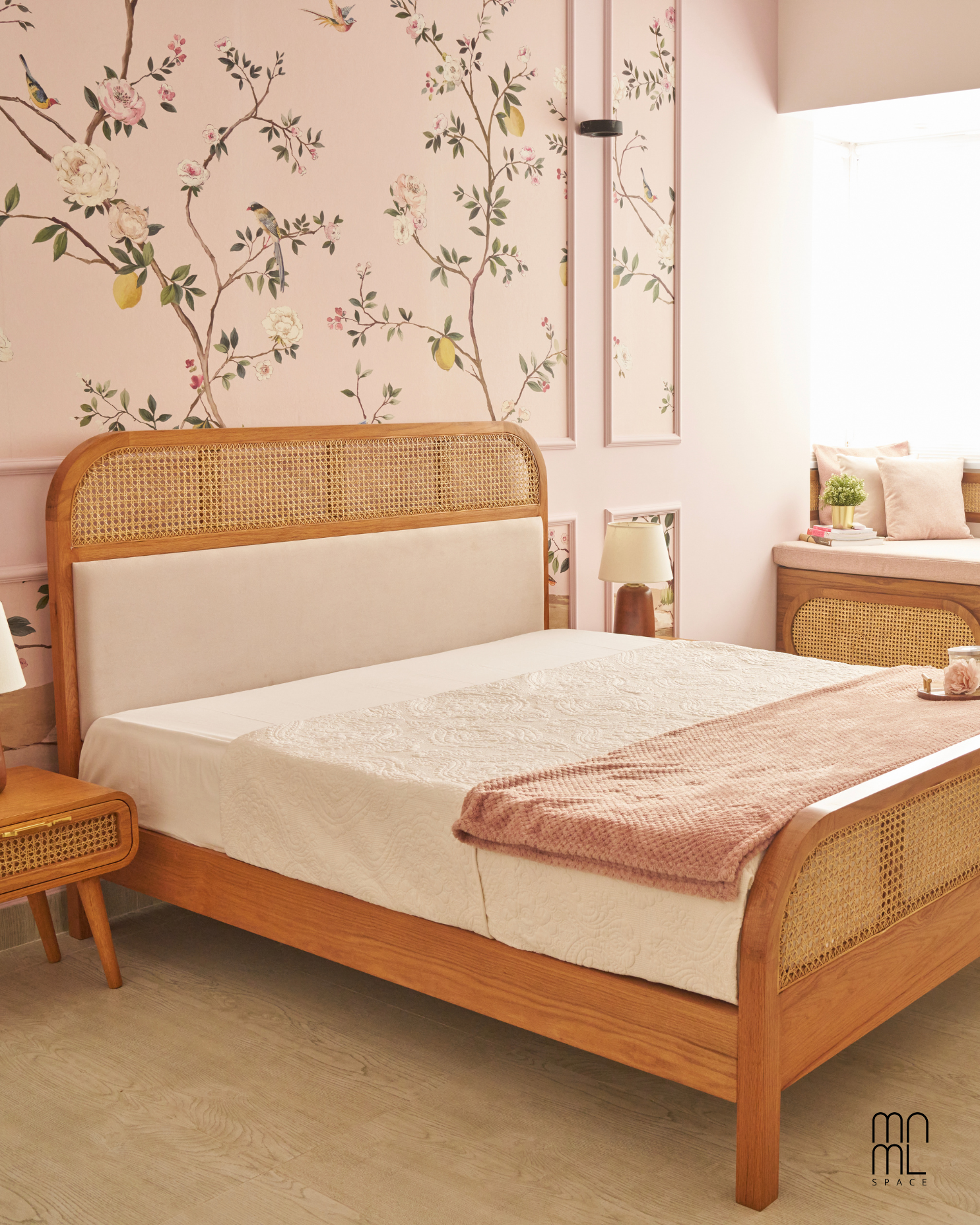 Sakura Cane Bed