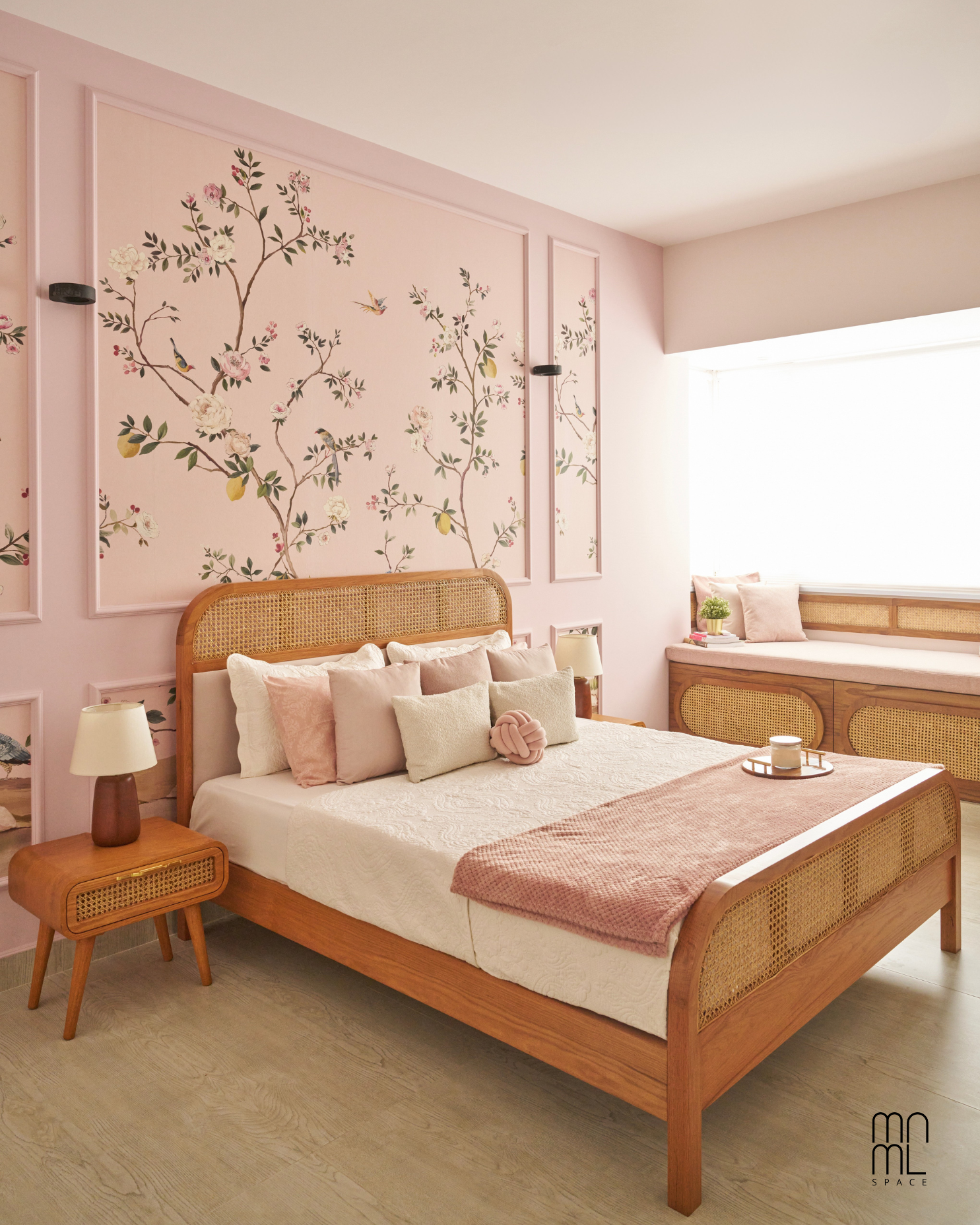 Sakura Cane Bed