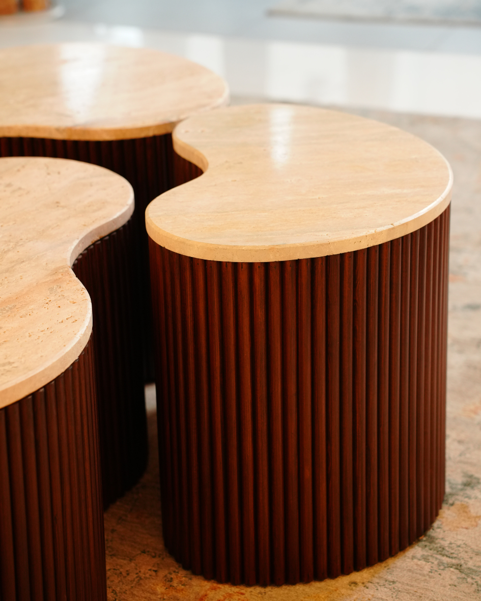 Oak & Stone Coffe Table