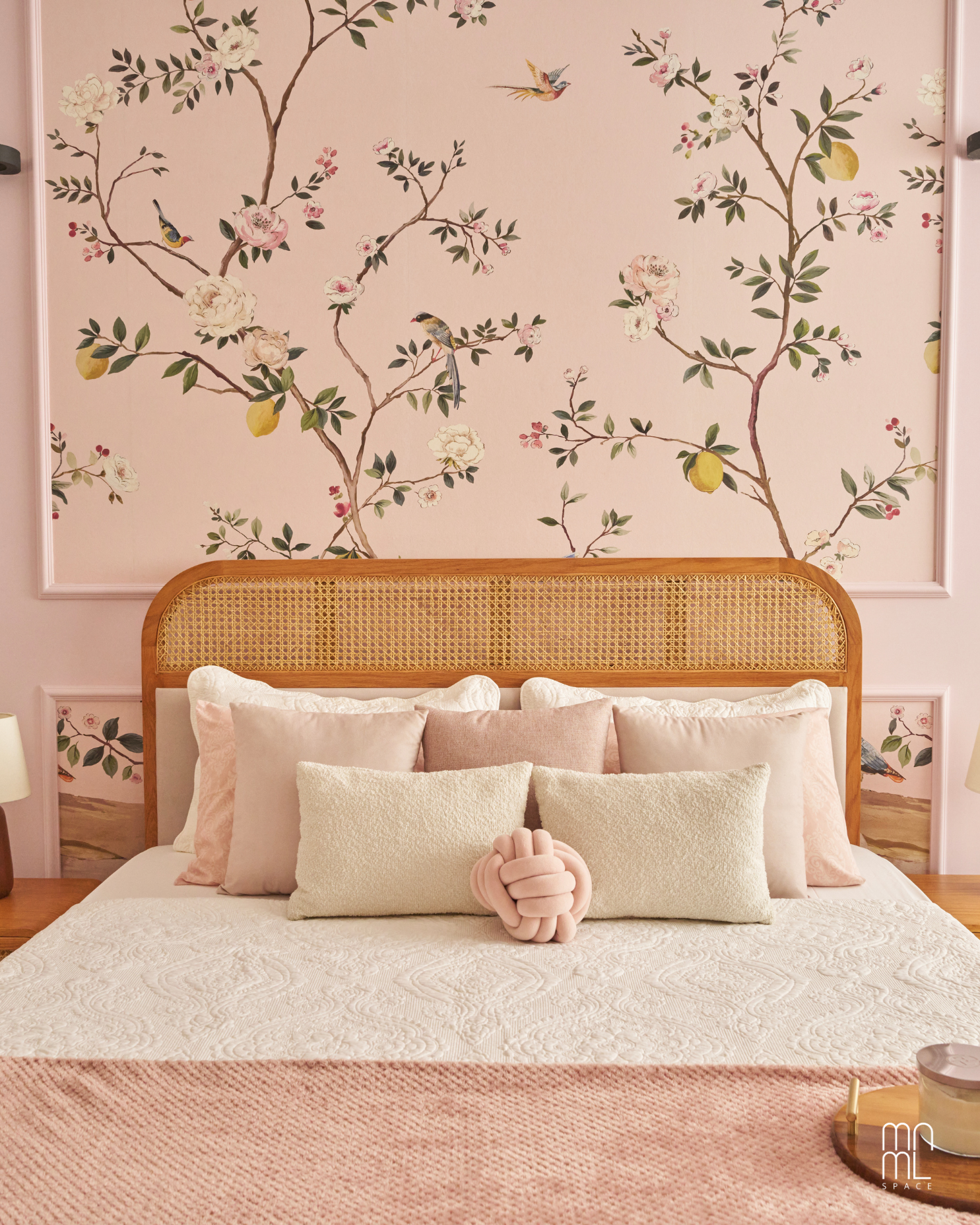 Sakura Cane Bed