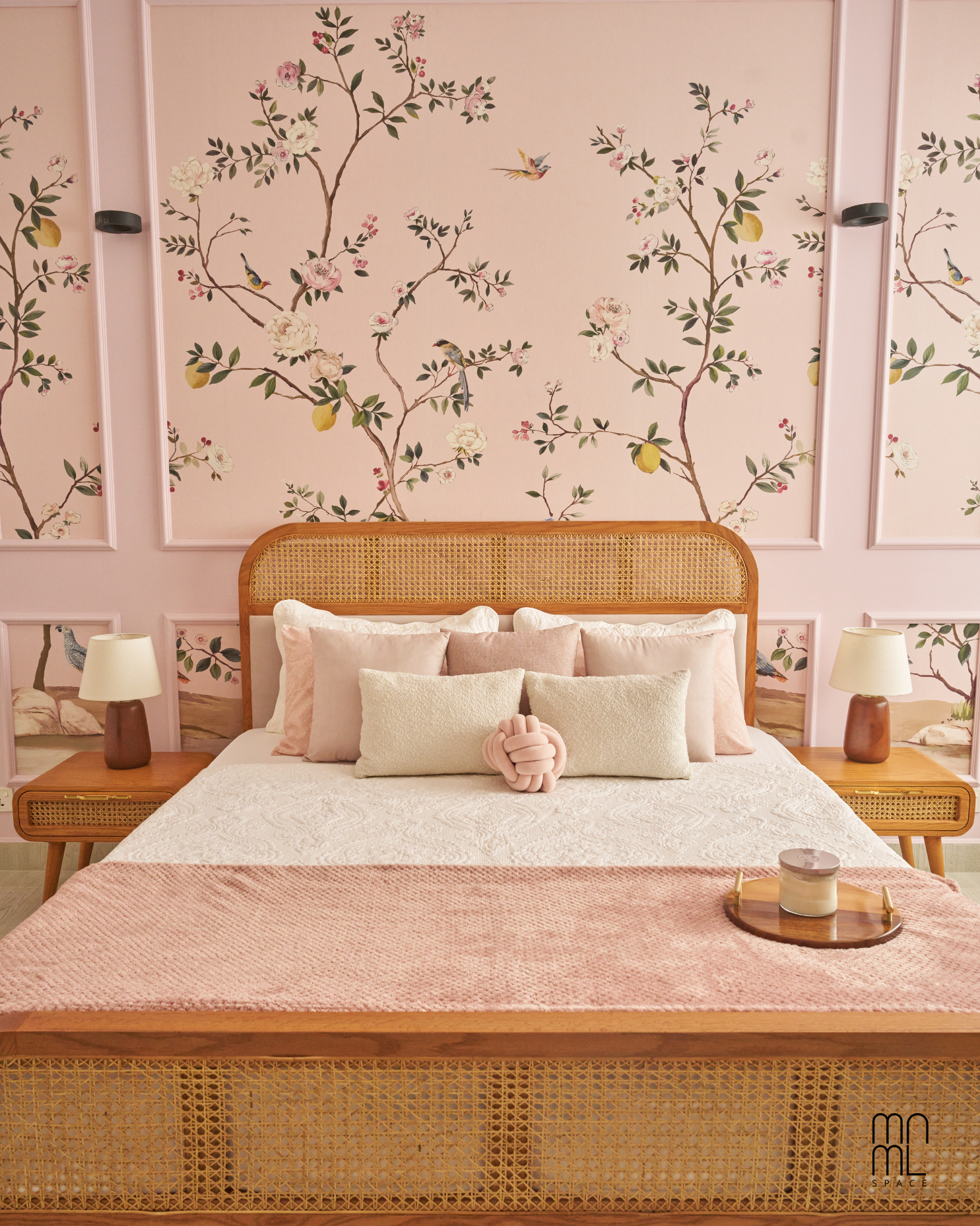 Sakura Cane Bed