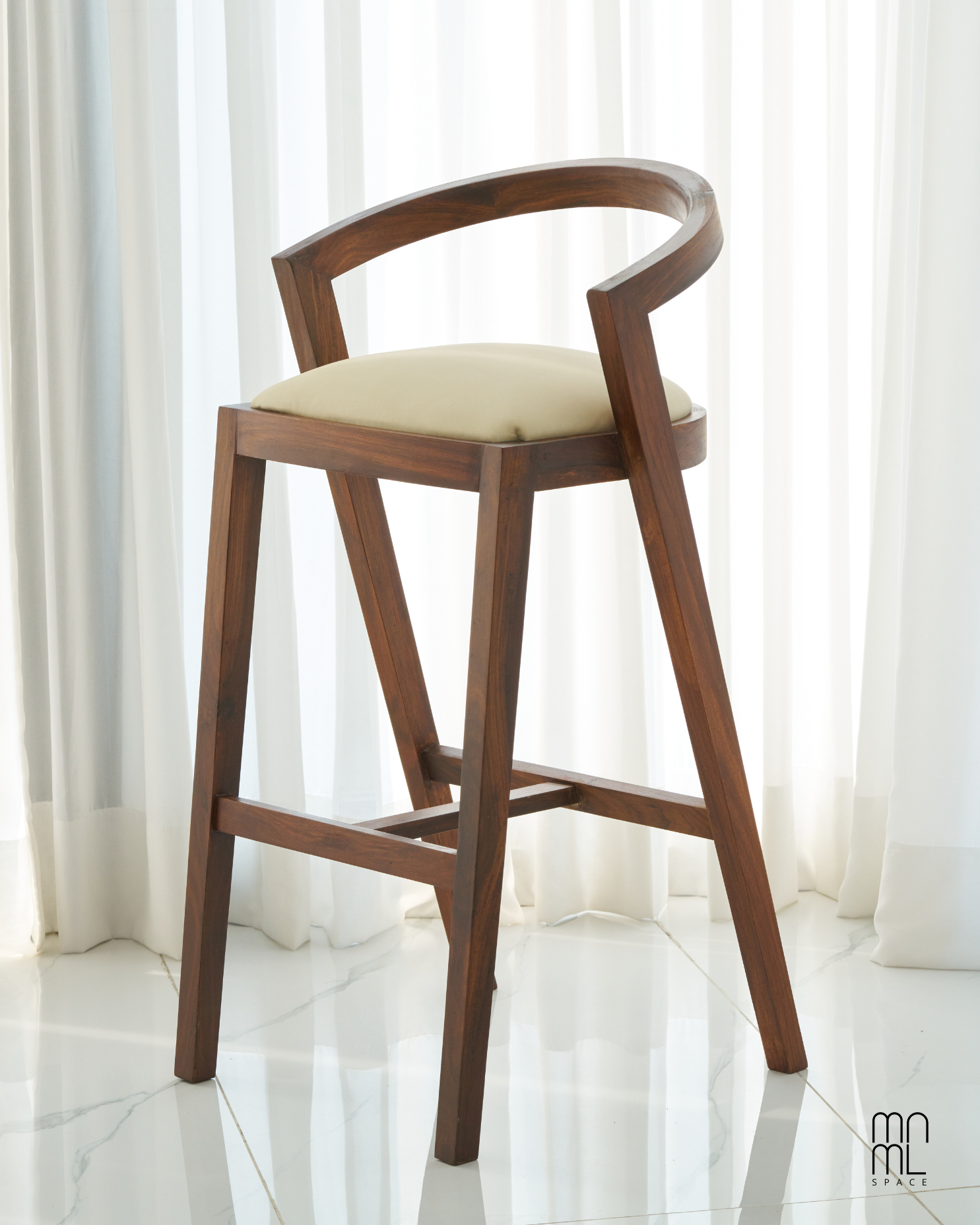 Mocha Bar Stool - Brown