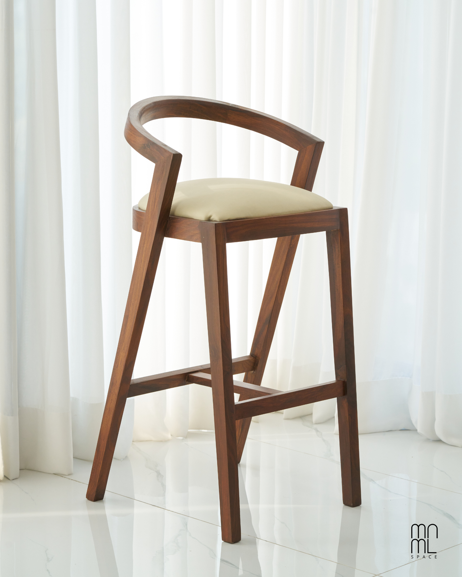 Mocha Bar Stool - Brown